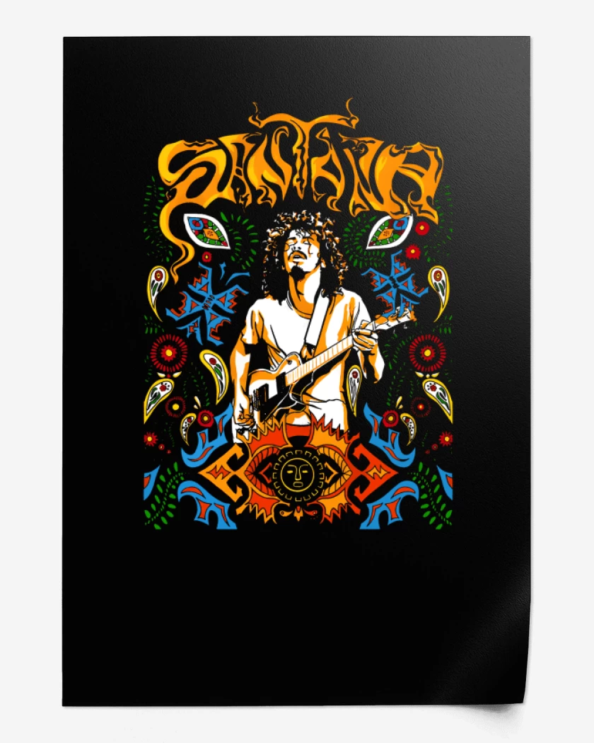 Print Negro de Santana