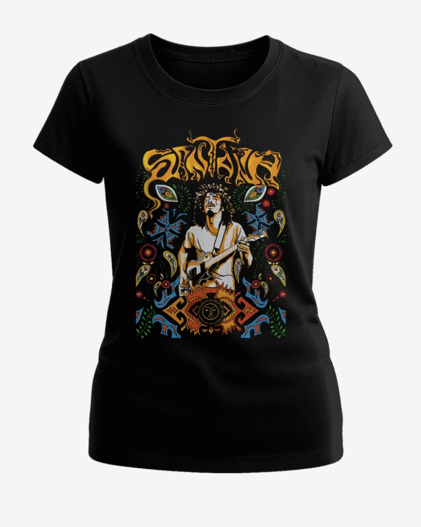 Polera de Mujer Negro de Santana