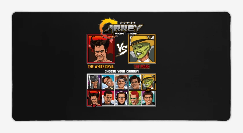 Mouse pad Gamer Super Carrey fight