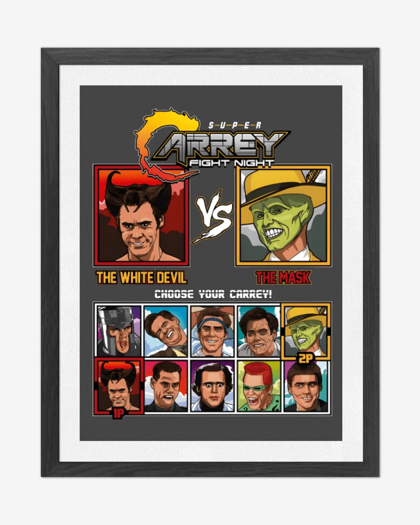 Cuadro decorativo Carbon de Super Carrey fight