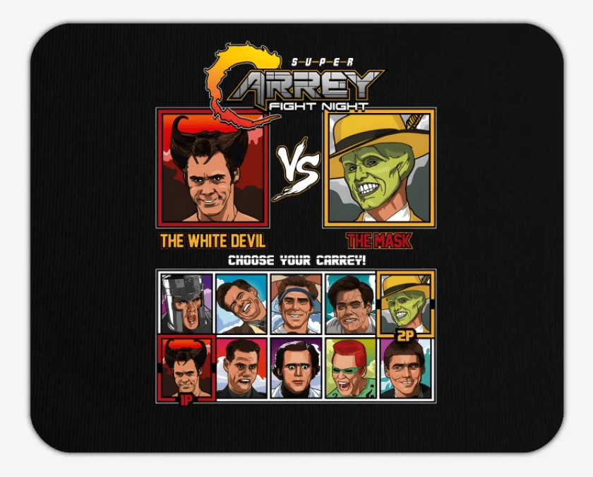 Mousepad Super Carrey fight