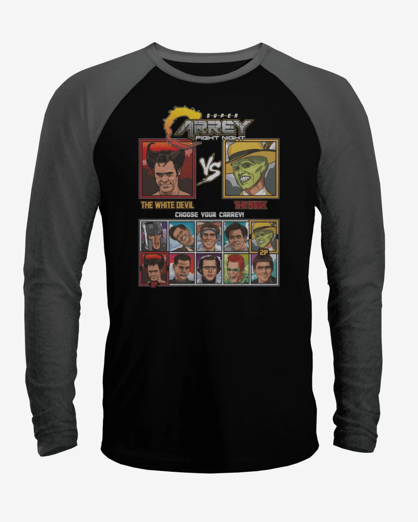 Polera Raglan Super Carrey fight