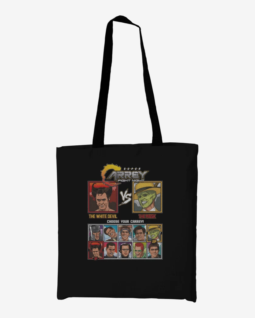Totebag Super Carrey fight