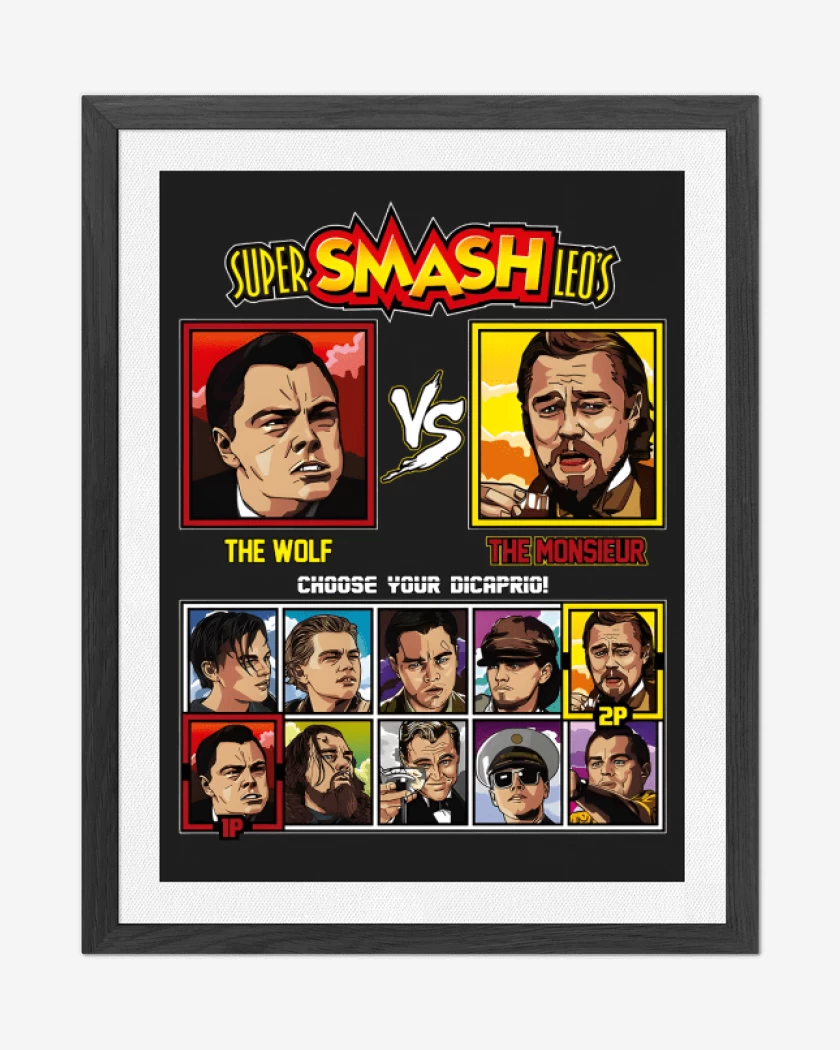 Cuadro decorativo Negro de Super smash leo