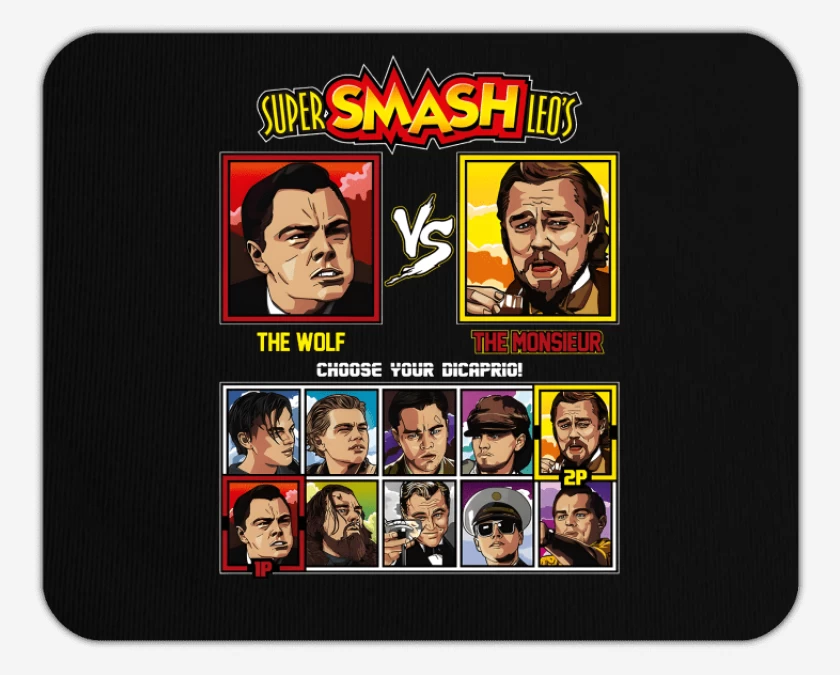 Mousepad Super smash leo