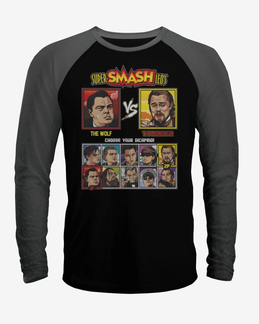 Polera Raglan Super smash leo