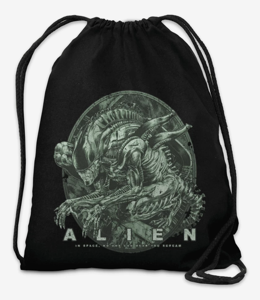 Mochila Negro de Xenomorfo