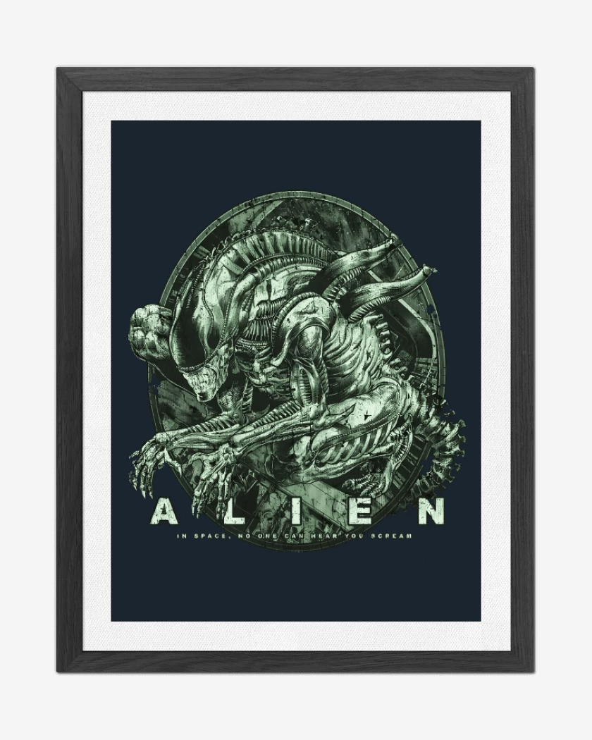 Cuadro decorativo Xenomorfo
