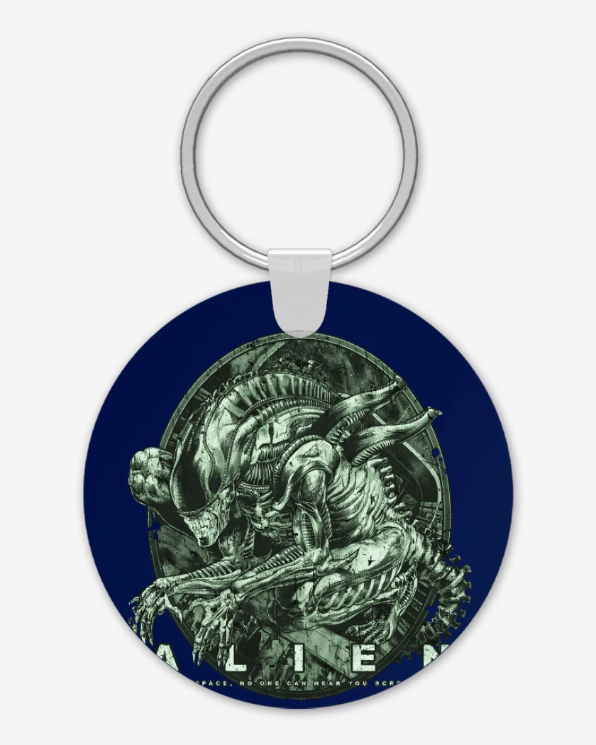 Llavero Azul Marino de Xenomorfo