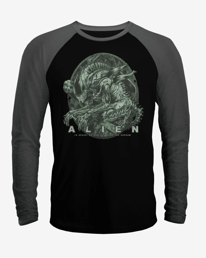 Polera Raglan Xenomorfo