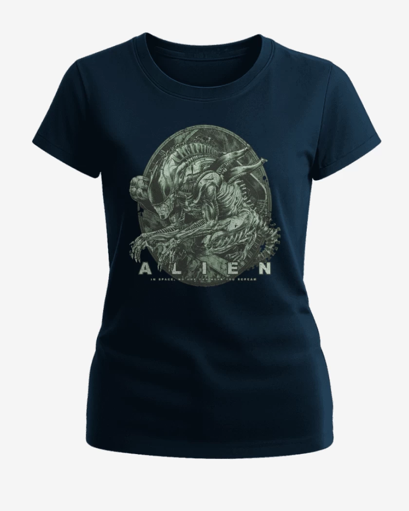 Polera de Mujer Azul Marino de Xenomorfo