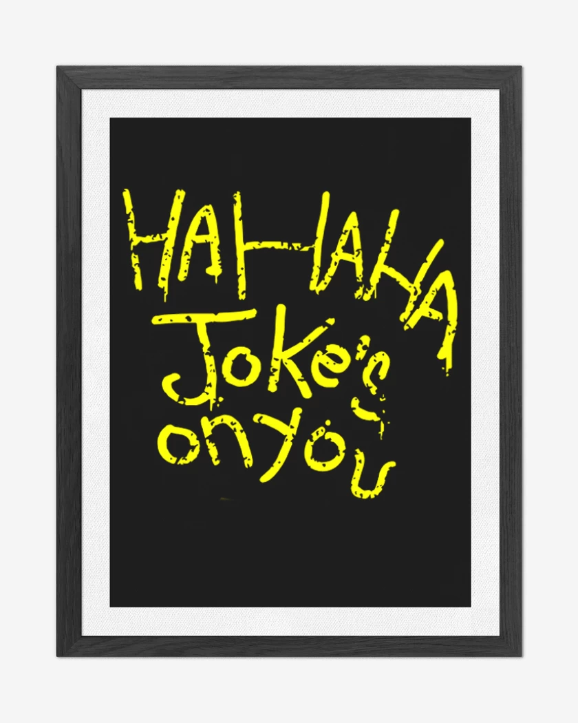 Cuadro decorativo Hahaha Jokes onYou