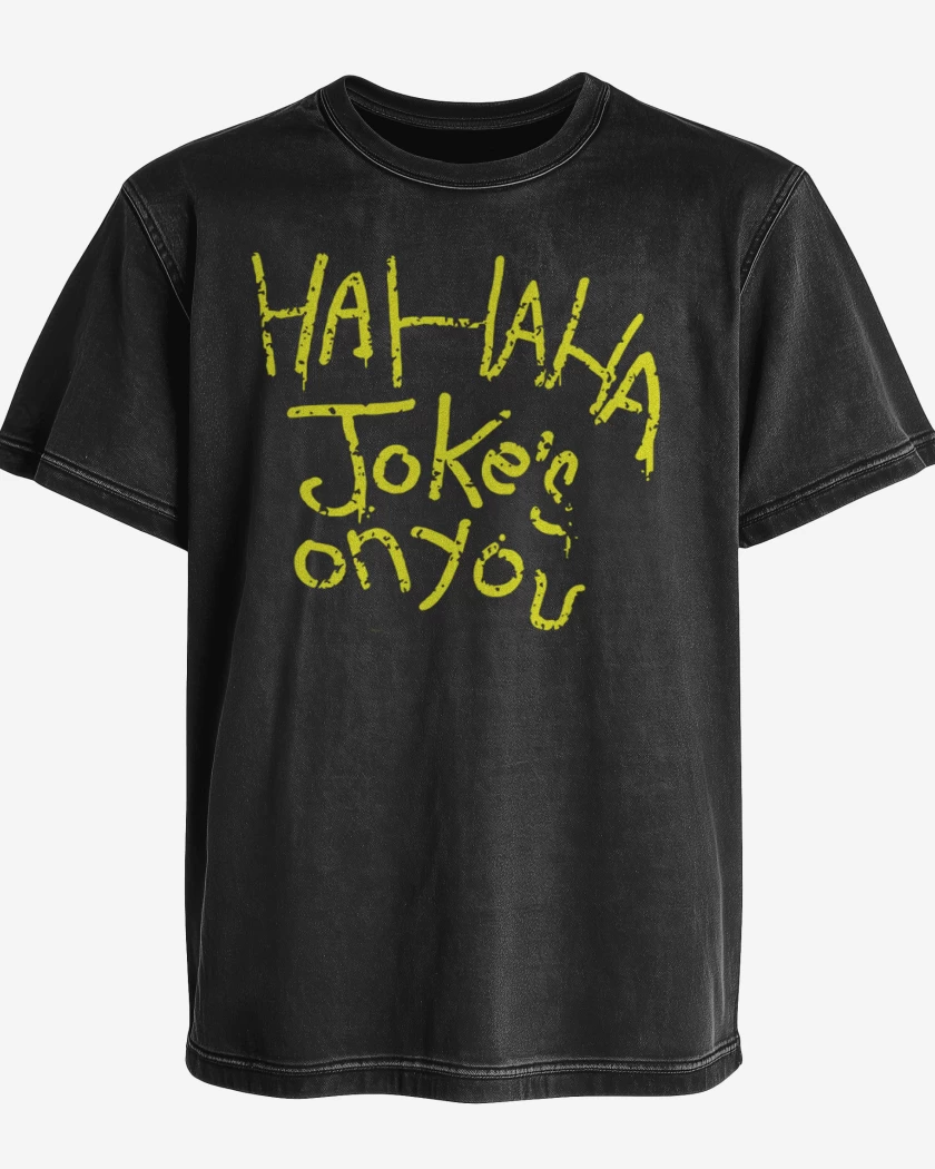 Polera desgastada Hahaha Jokes onYou