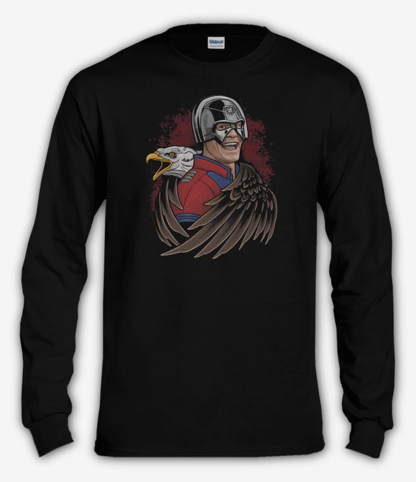 Polera manga larga Negro de JohnMaker