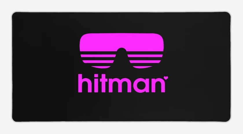Mouse pad Gamer Negro de Hitman