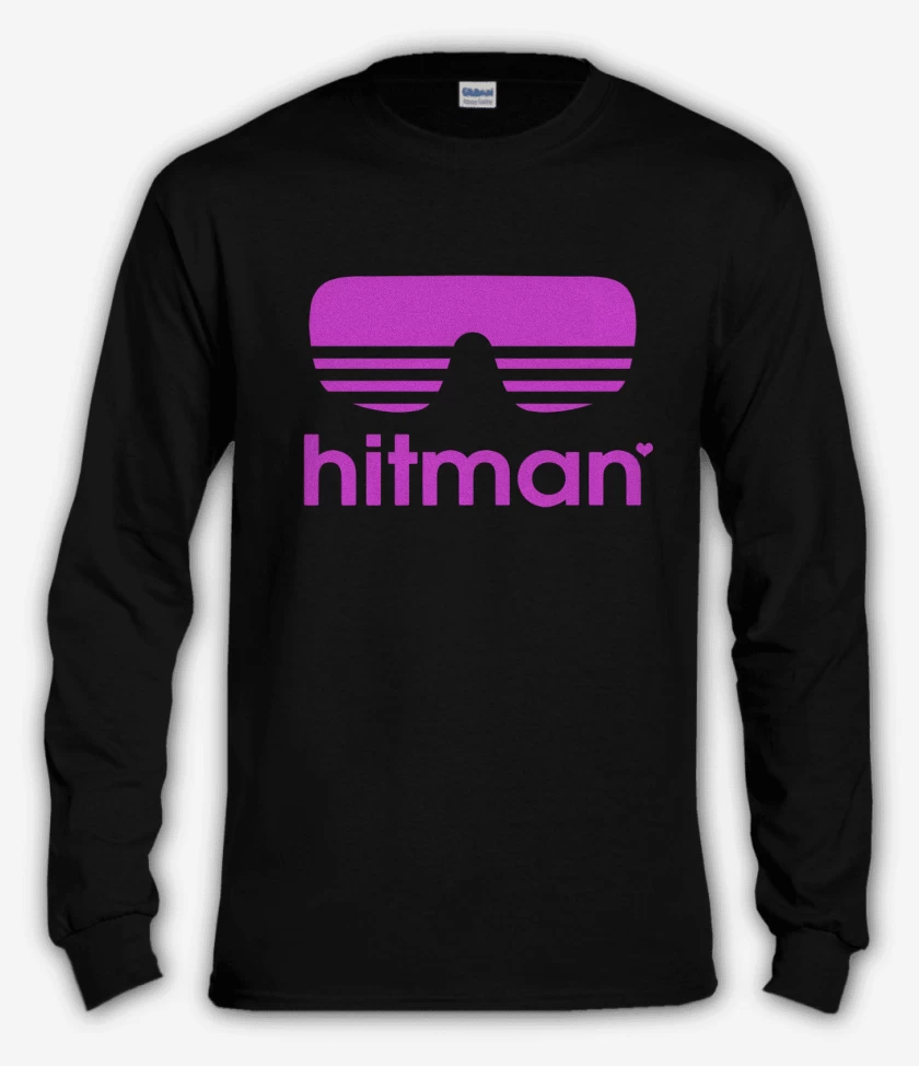 Polera manga larga Negro de Hitman