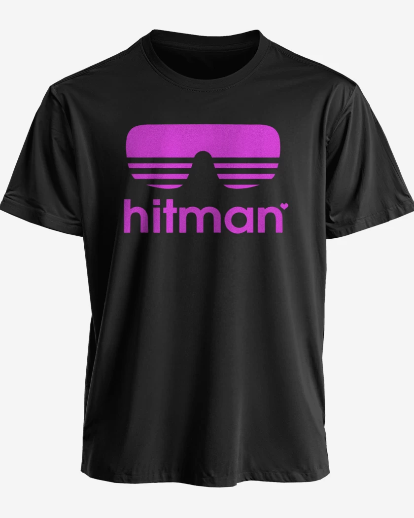 Polera premium Negro de Hitman
