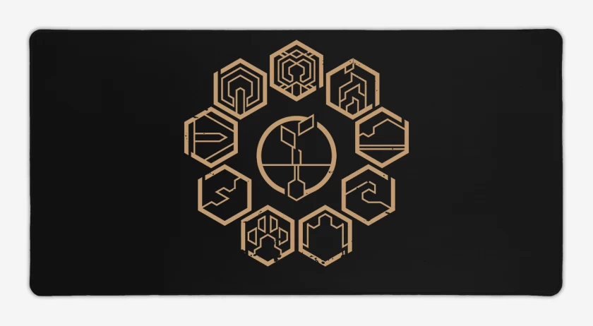 Mouse pad Gamer Negro de Horizon GAIA