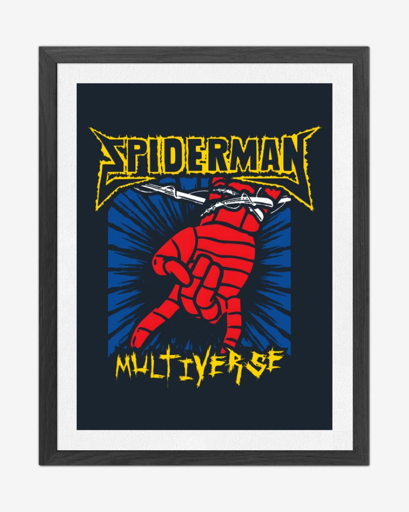 Cuadro decorativo Azul Marino de ST. Spiderman
