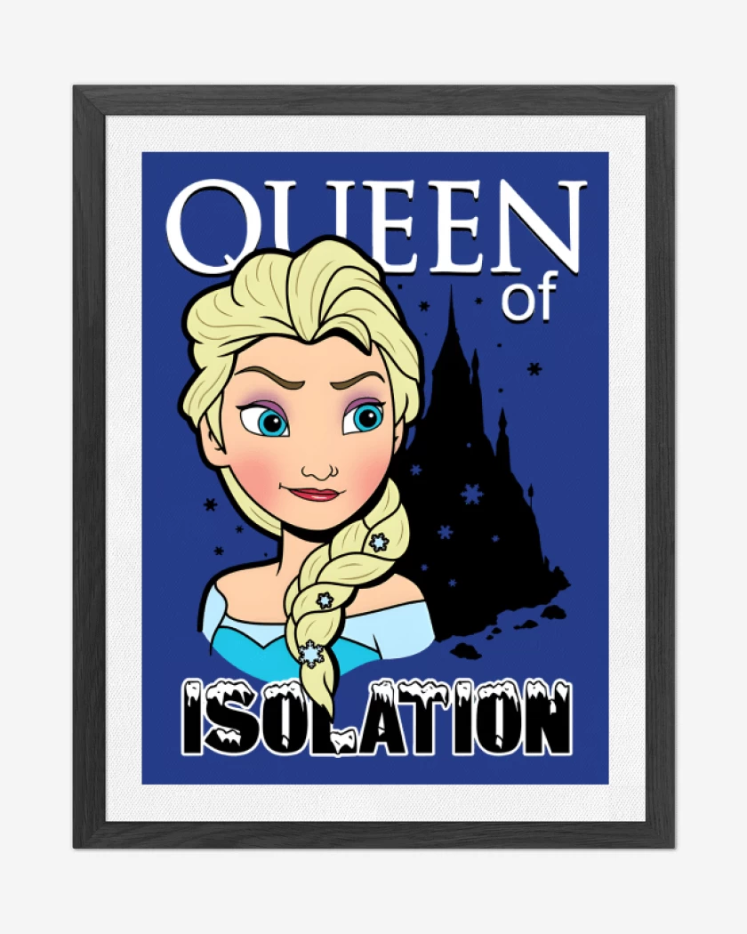 Cuadro decorativo Azul Rey de Queen of Isolation  
