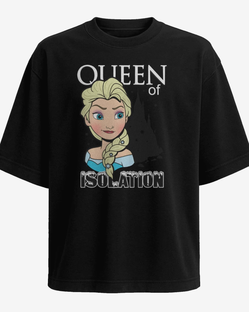 Polera Oversize Queen of Isolation  
