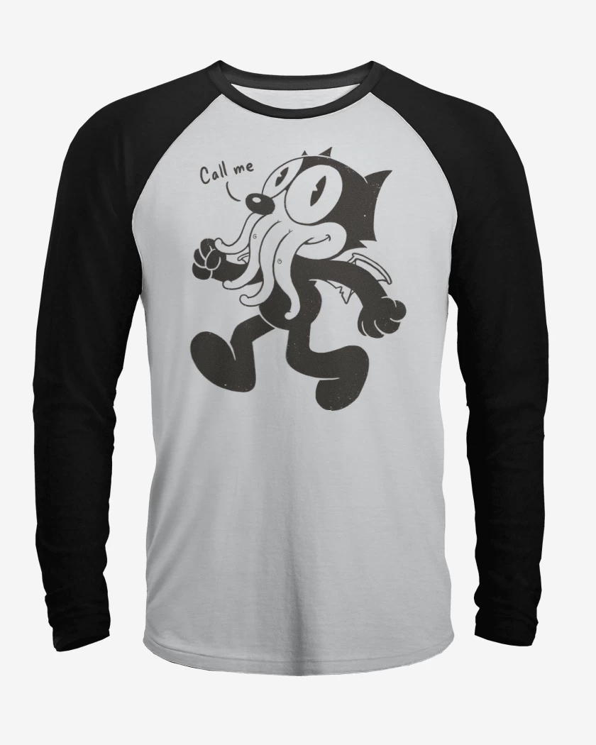 Polera Raglan Blanco / Negro de Fhelhix