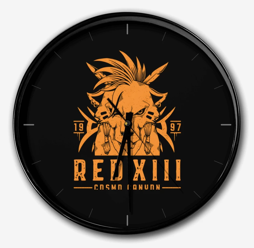 Reloj Negro de Red XIII