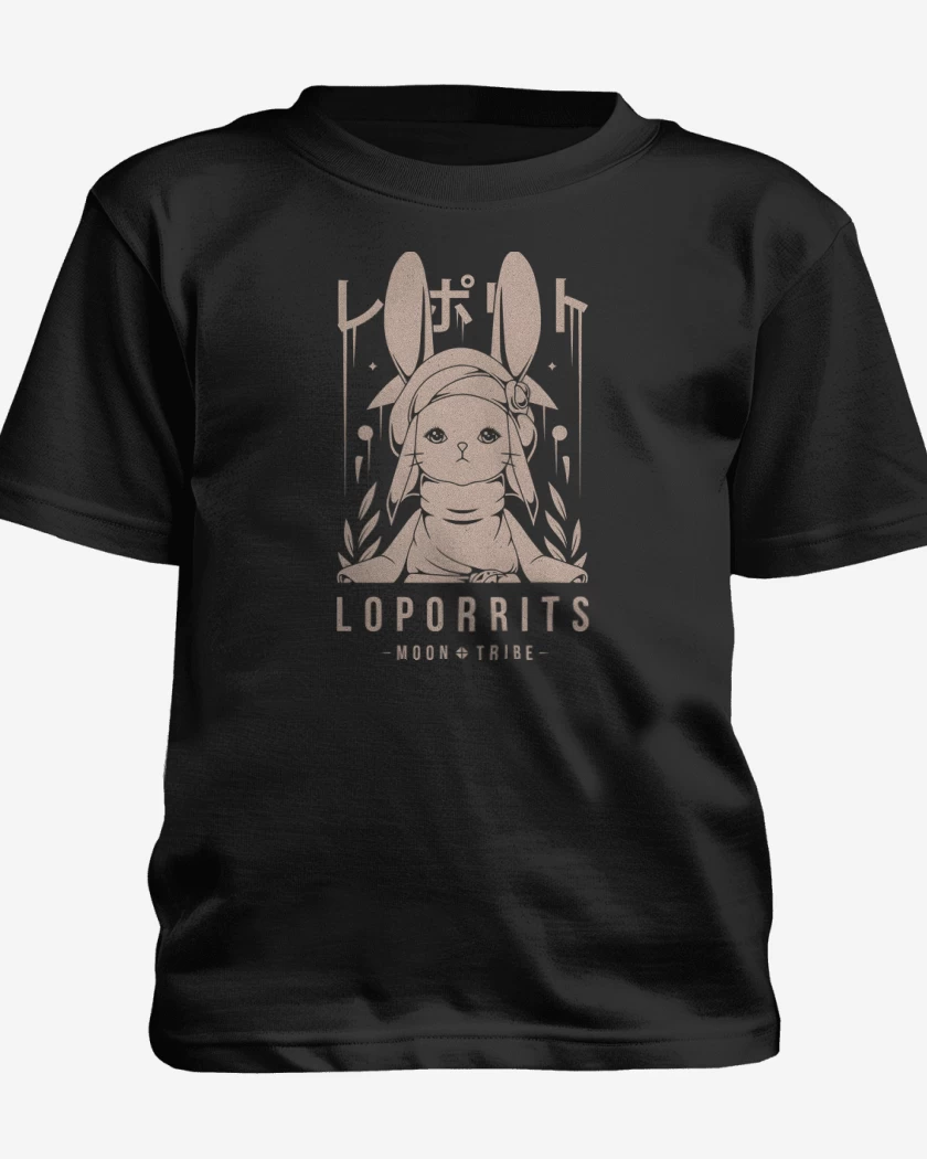 Polera de niño Negro de Loporrits