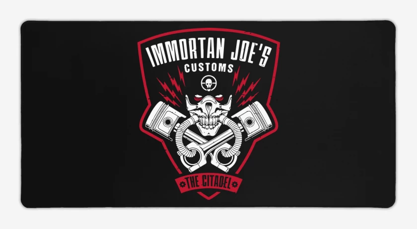 Mouse pad Gamer Negro de Immortan joes customs