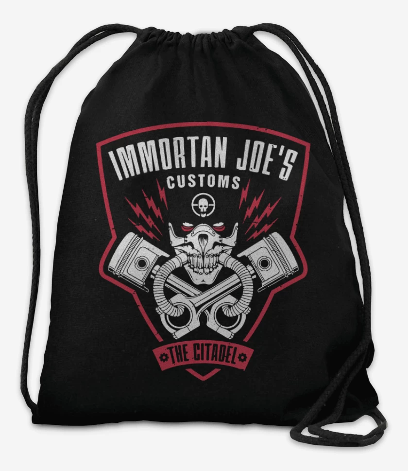 Mochila Negro de Immortan joes customs