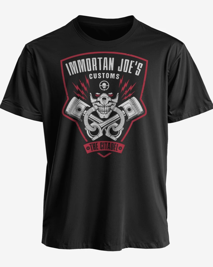 Polera premium Negro de Immortan joes customs