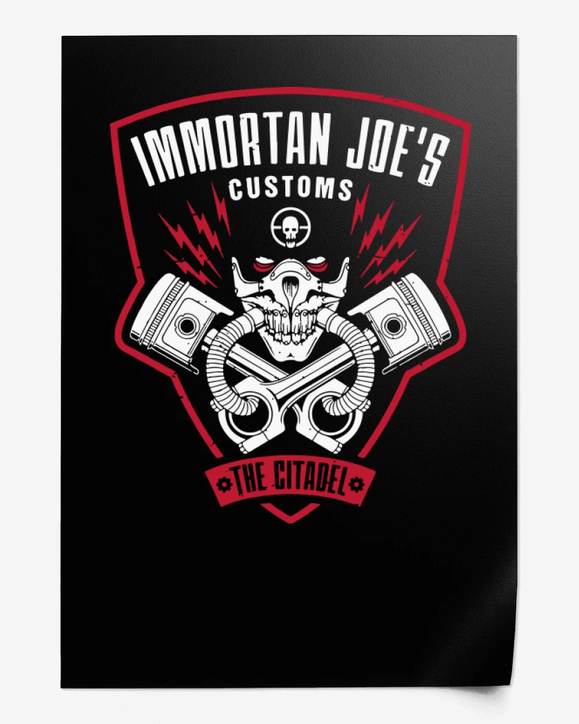 Print Negro de Immortan joes customs