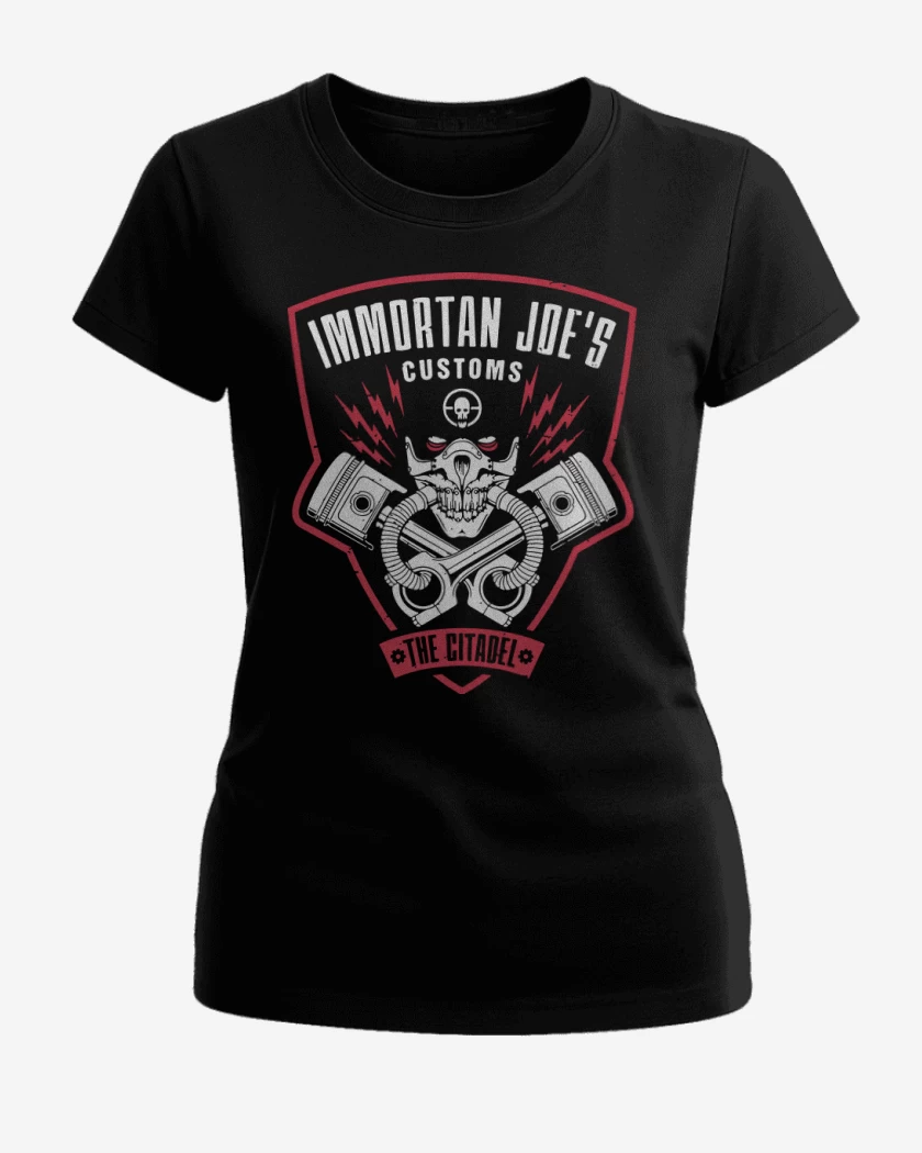 Polera de Mujer Negro de Immortan joes customs