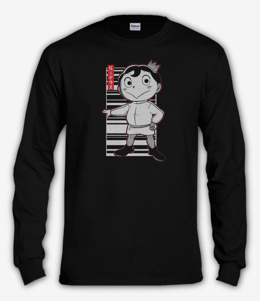 Polera manga larga Negro de Bojji 02