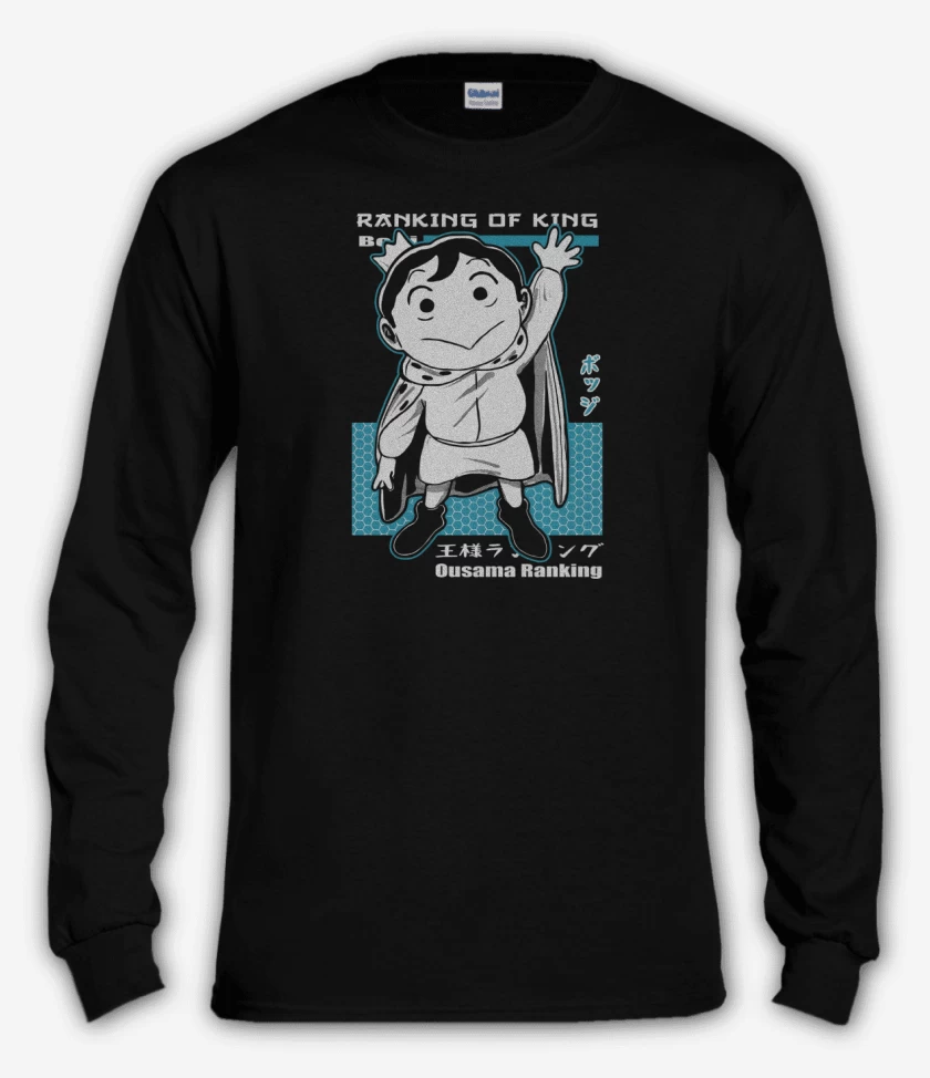 Polera manga larga Negro de Bojji 03