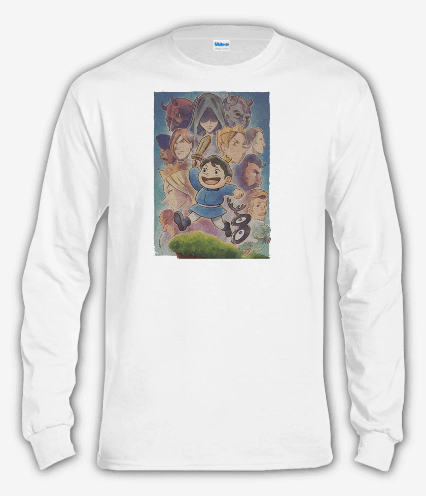 Polera manga larga Blanco de Ousama Ranking