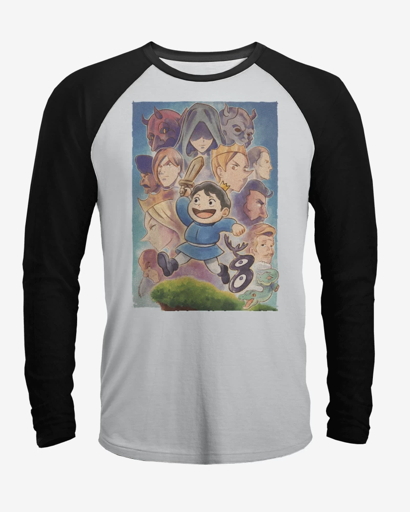 Polera Raglan Blanco / Negro de Ousama Ranking