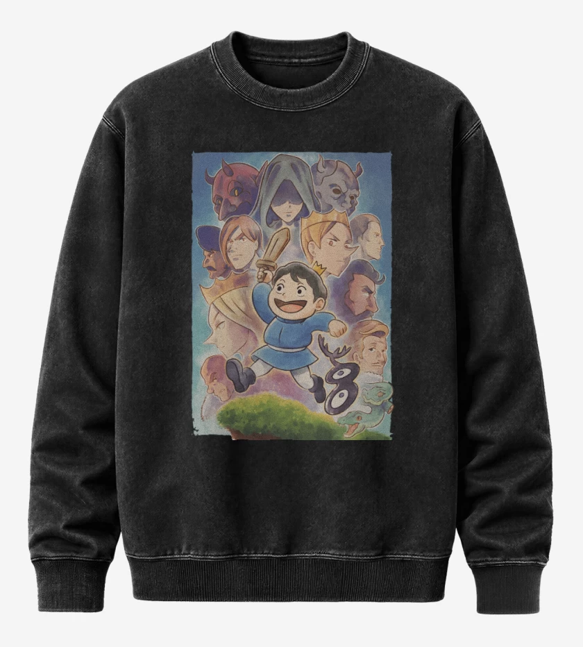 Poleron Polo Acid Wash Negro de Ousama Ranking