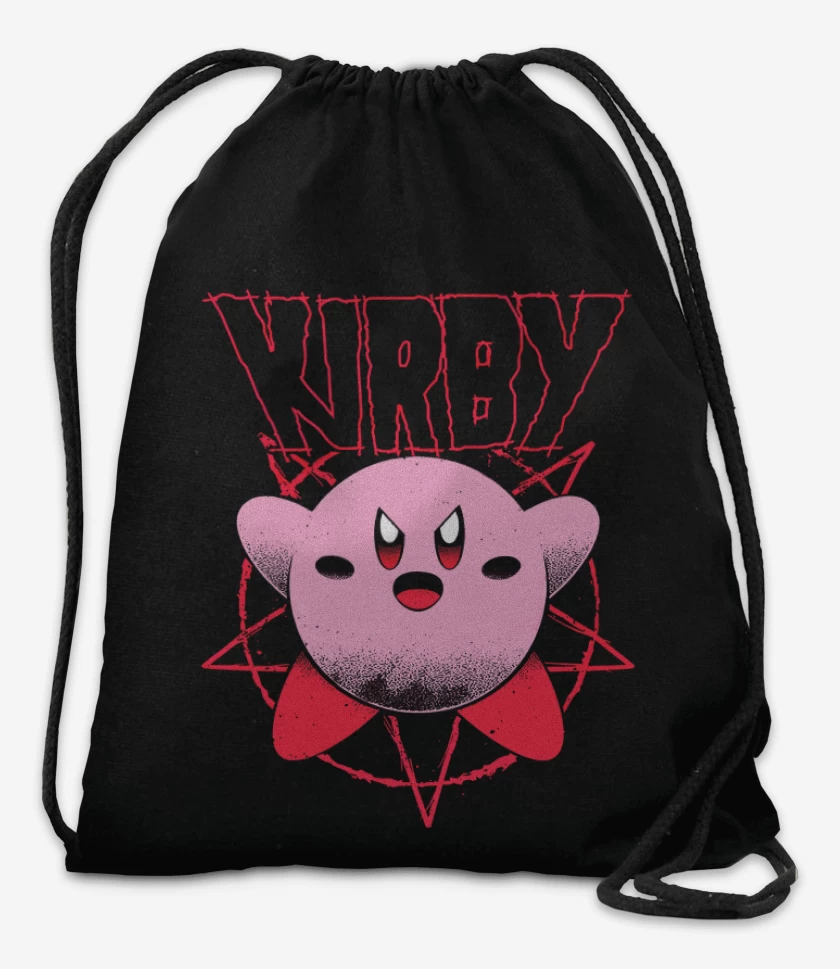 Mochila Negro de Kirby 