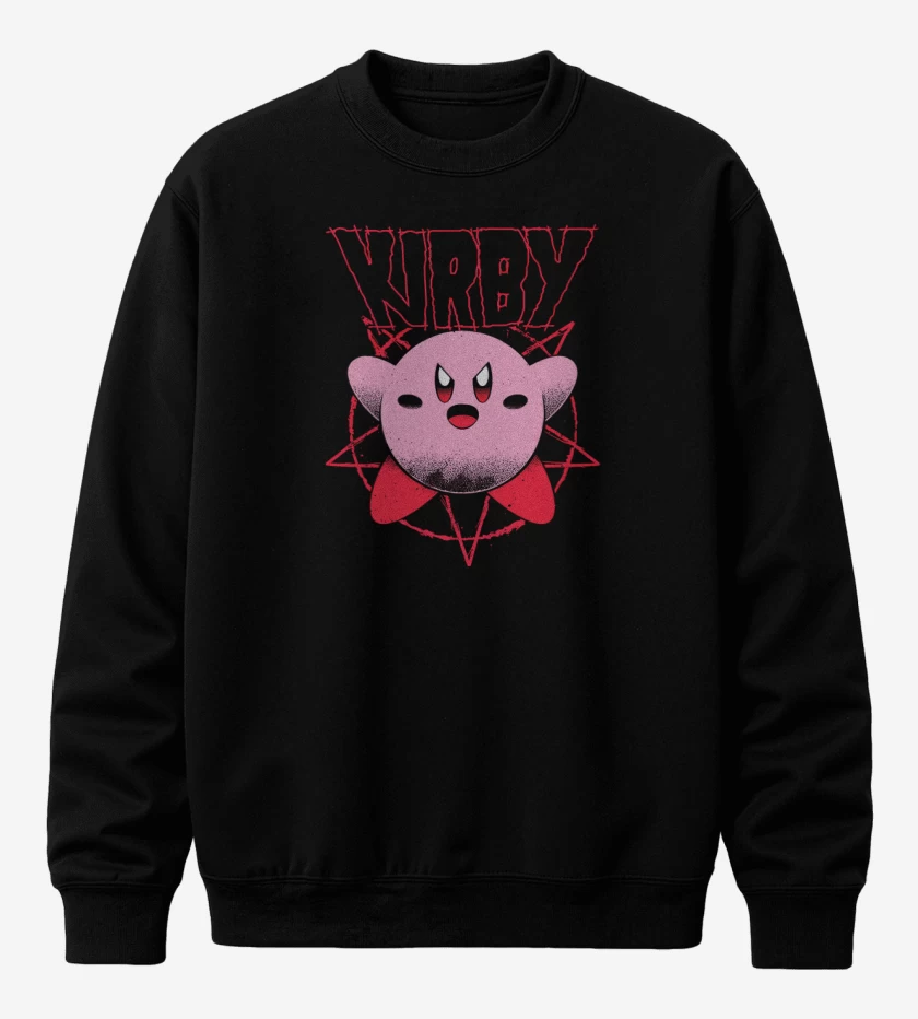 Poleron polo Negro de Kirby 