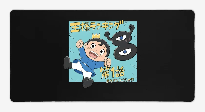 Mouse pad Gamer Negro de Ranking of Kings