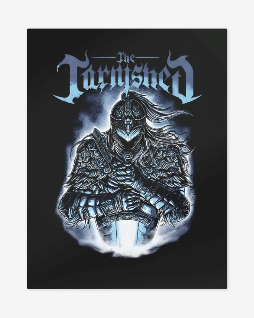 Print metalico Negro de The Tarnished 