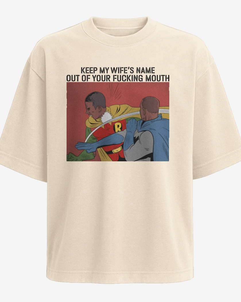 Polera Oversize BatSmith & Robin Rock
