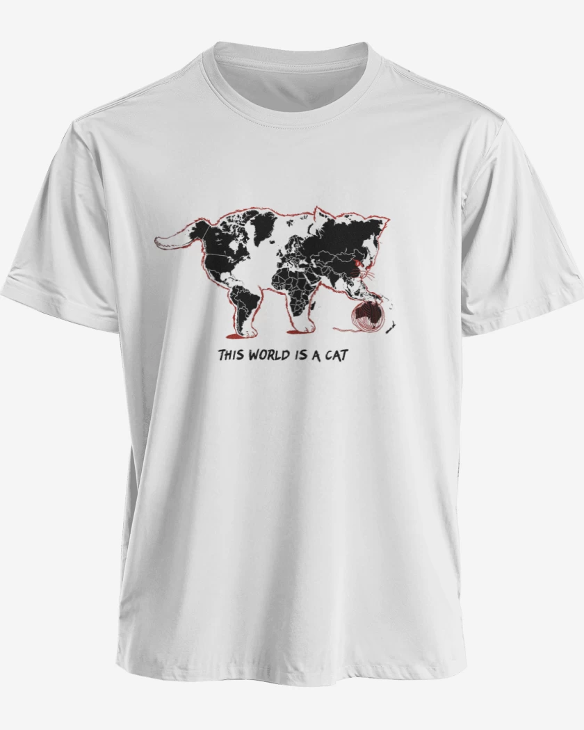Polera El Mundo es un Gato