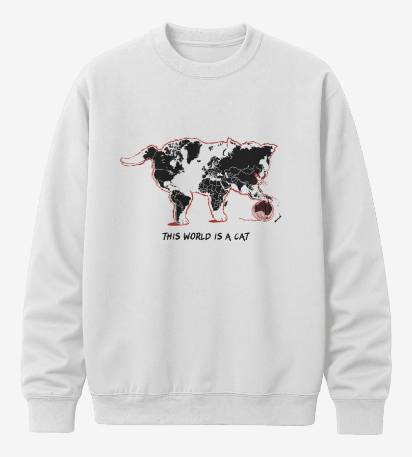 Poleron polo Blanco de El Mundo es un Gato