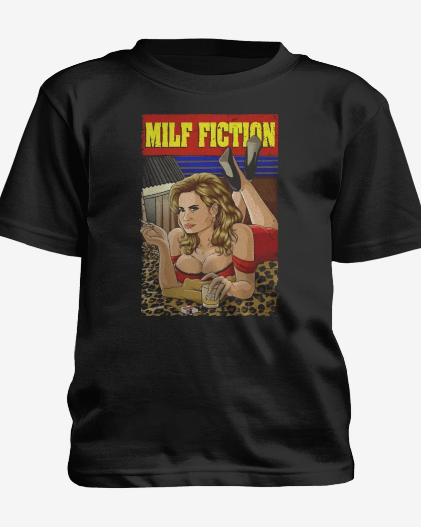 Polera de niño Negro de Milf Fiction