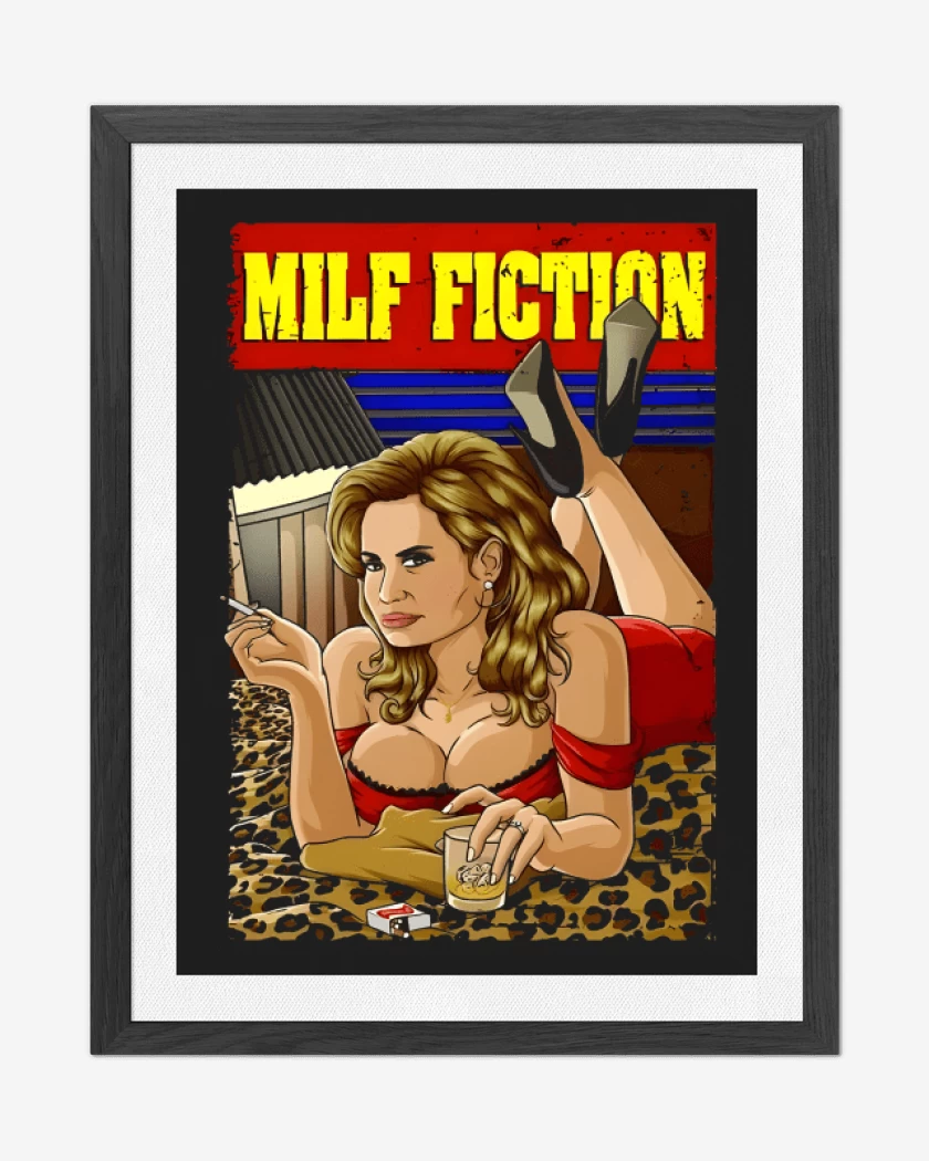 Cuadro decorativo Negro de Milf Fiction