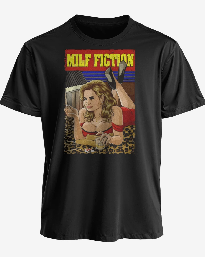 Polera premium Negro de Milf Fiction