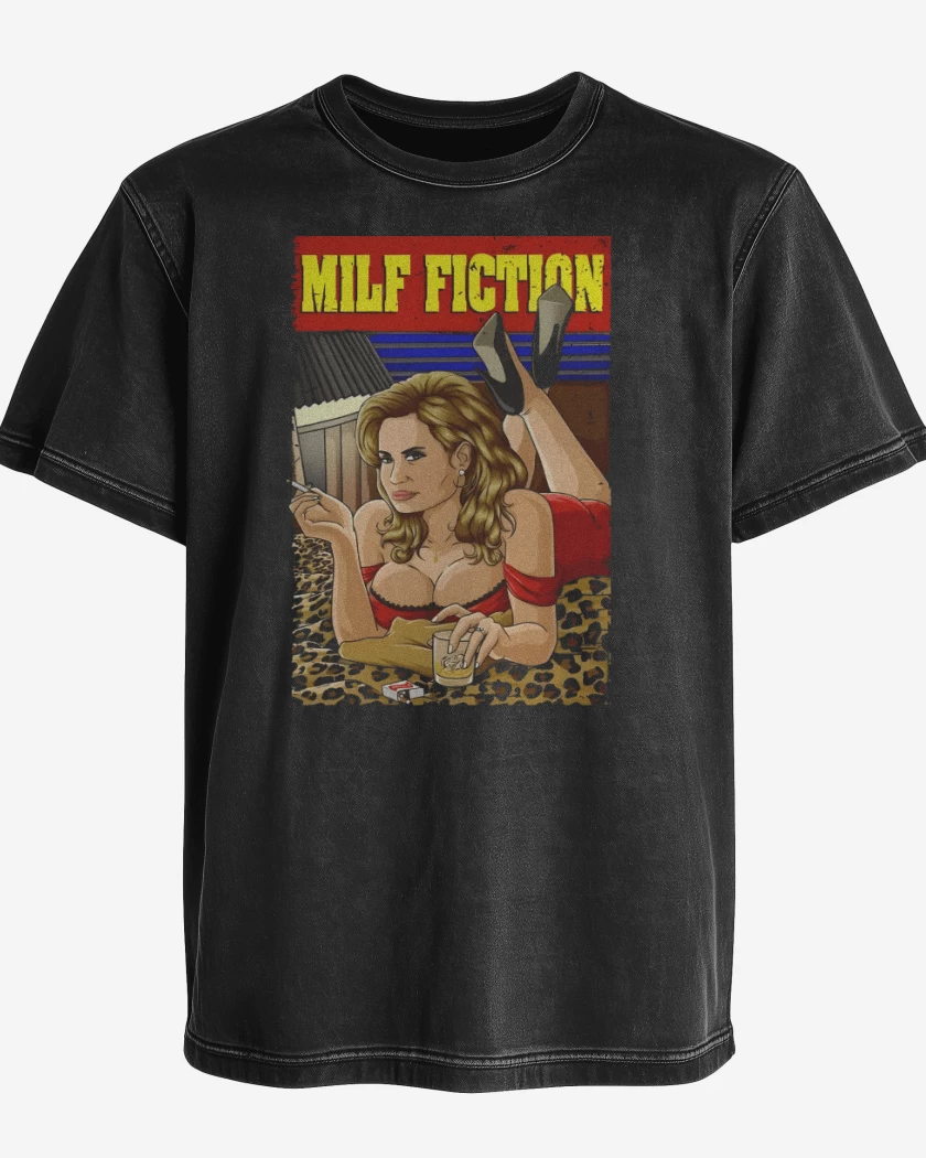 Polera desgastada Milf Fiction