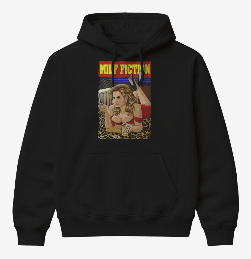 Poleron Canguro básico Negro de Milf Fiction